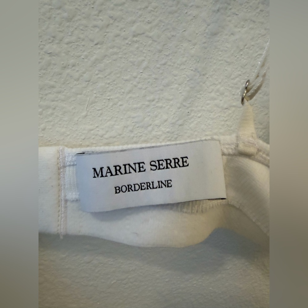 Marine Serre White Bralette - Picture 5 of 11